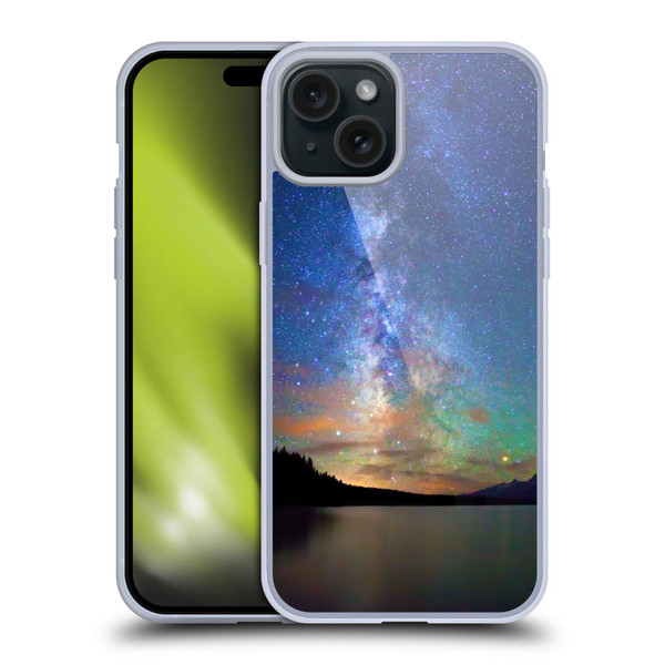 Royce Bair Nightscapes Jackson Lake Soft Gel Case for Apple iPhone 15 Plus