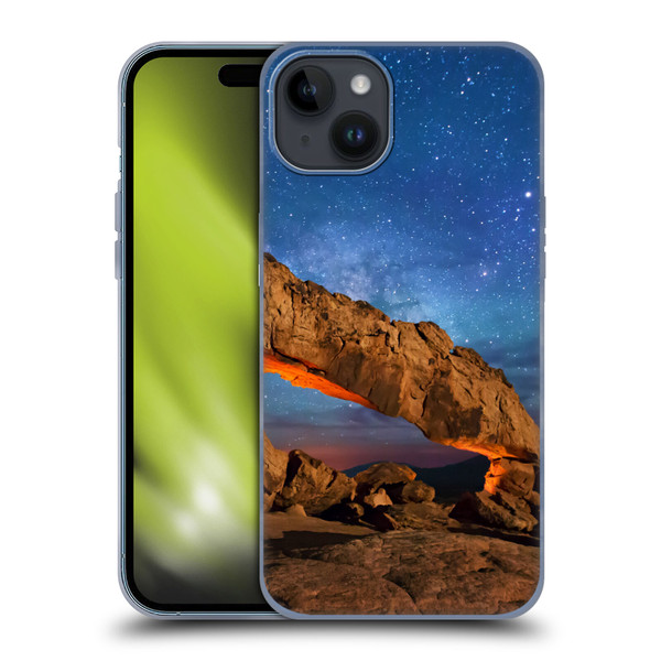 Royce Bair Nightscapes Sunset Arch Soft Gel Case for Apple iPhone 15 Plus