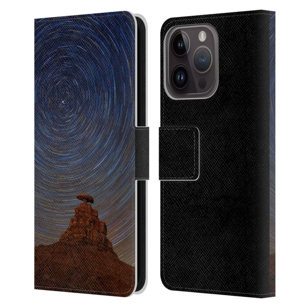 Royce Bair Photography Mexican Hat Rock Leather Book Wallet Case Cover For Apple iPhone 15 Pro