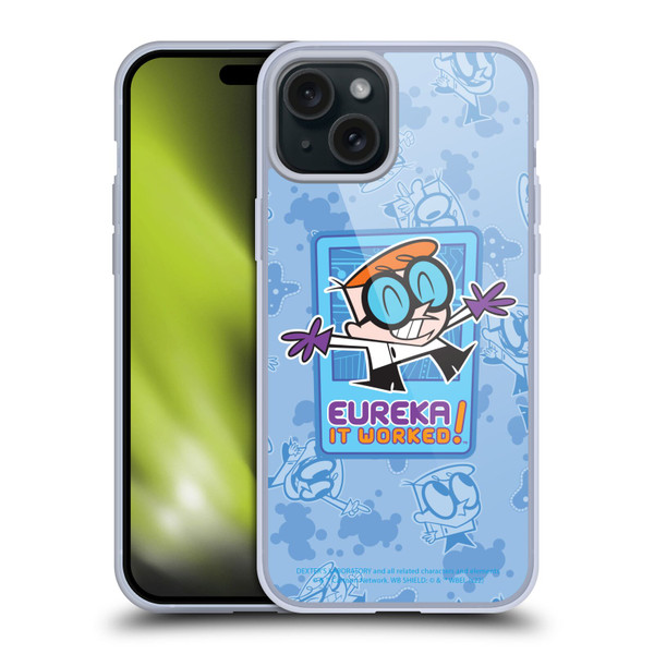 Dexter's Laboratory Graphics It Worked Soft Gel Case for Apple iPhone 15 Plus