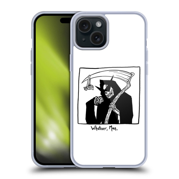 Matt Bailey Art Whatever Man Soft Gel Case for Apple iPhone 15 Plus