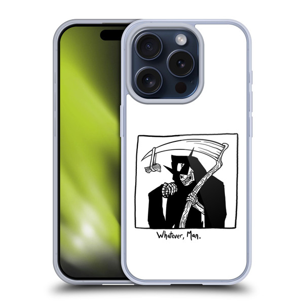 Matt Bailey Art Whatever Man Soft Gel Case for Apple iPhone 15 Pro