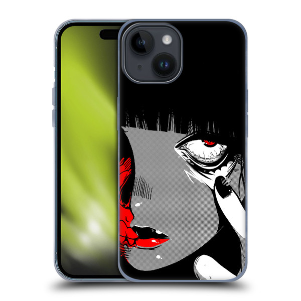 Zombie Makeout Club Art Eye Soft Gel Case for Apple iPhone 15