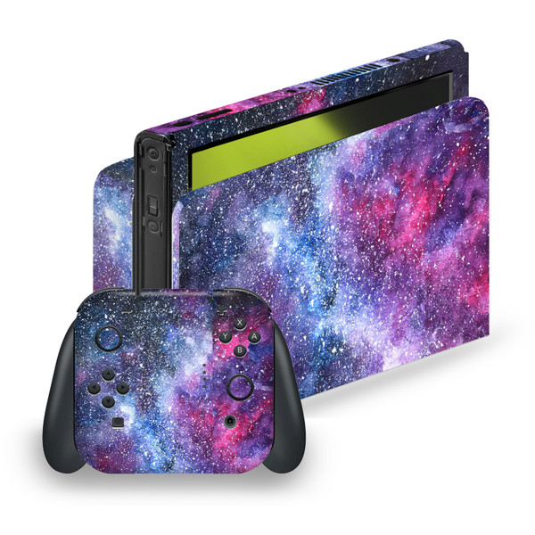 Anis Illustration Art Mix Galaxy Vinyl Sticker Skin Decal Cover for Nintendo Switch OLED