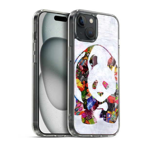Artpoptart Animals Panda Soft Gel Case for Apple iPhone 15 Plus & MagSafe