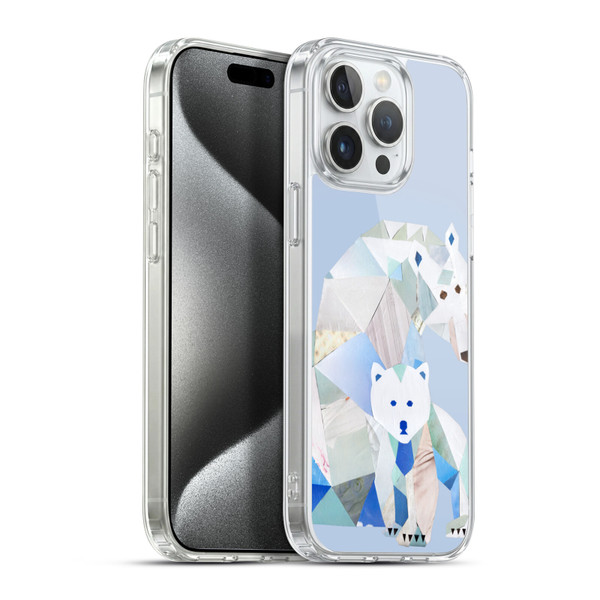 Artpoptart Animals Polar Bears Soft Gel Case for Apple iPhone 15 Pro Max & MagSafe