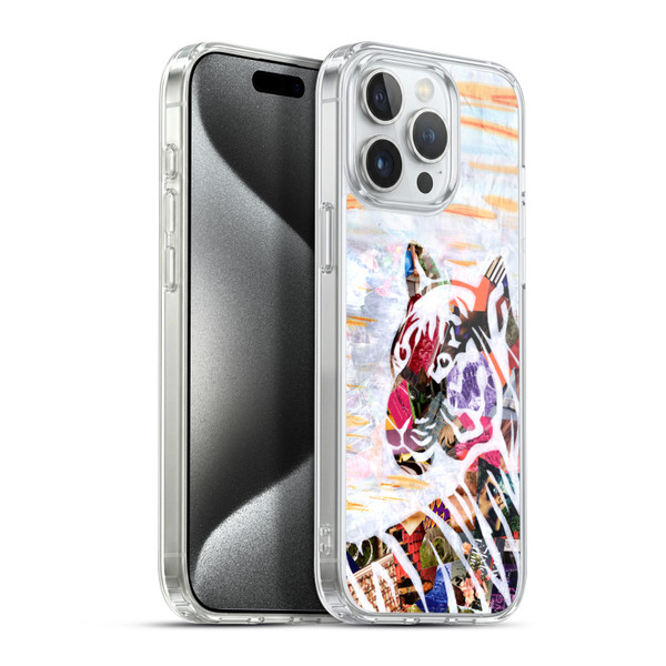 Artpoptart Animals Tiger Soft Gel Case for Apple iPhone 15 Pro Max & MagSafe