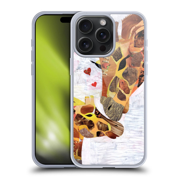 Artpoptart Animals Sweet Giraffes Soft Gel Case for Apple iPhone 15 Pro Max