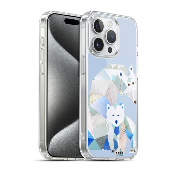Artpoptart Animals Polar Bears Soft Gel Case for Apple iPhone 15 Pro & MagSafe