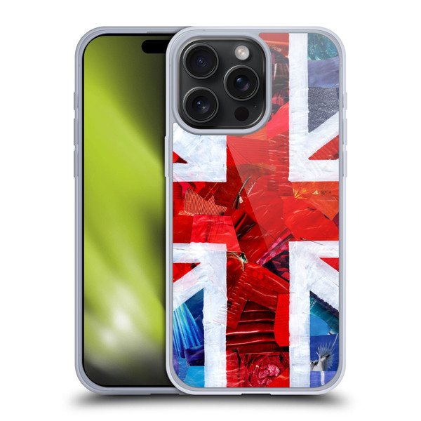 Artpoptart Flags Union Jack Soft Gel Case for Apple iPhone 15 Pro Max