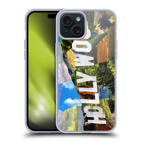 Artpoptart Travel Hollywood Soft Gel Case for Apple iPhone 15 Plus