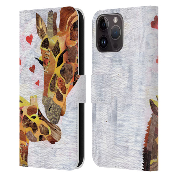 Artpoptart Animals Sweet Giraffes Leather Book Wallet Case Cover For Apple iPhone 15 Pro Max