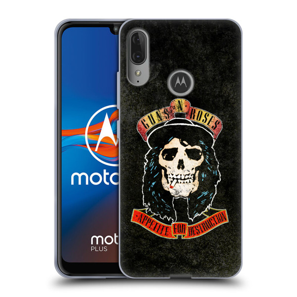 Guns N' Roses Vintage Stradlin Soft Gel Case for Motorola Moto E6 Plus