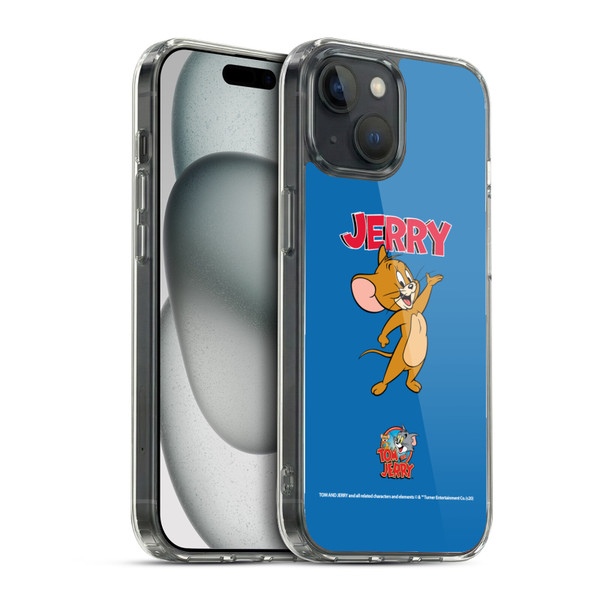 Tom and Jerry Characters Jerry Soft Gel Case for Apple iPhone 15 & MagSafe