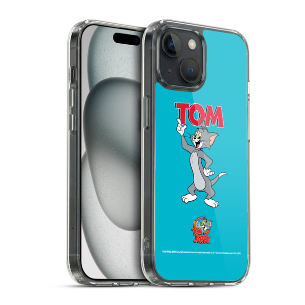 Tom and Jerry Characters Tom Soft Gel Case for Apple iPhone 15 & MagSafe