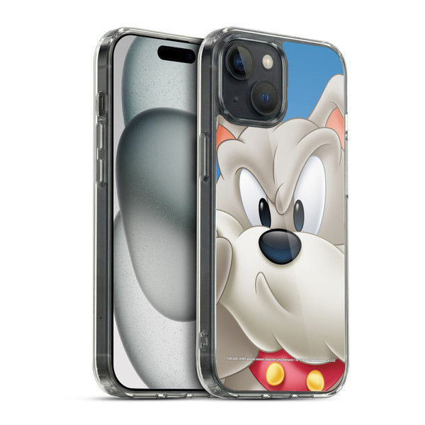 Tom and Jerry Full Face Spike Soft Gel Case for Apple iPhone 15 & MagSafe