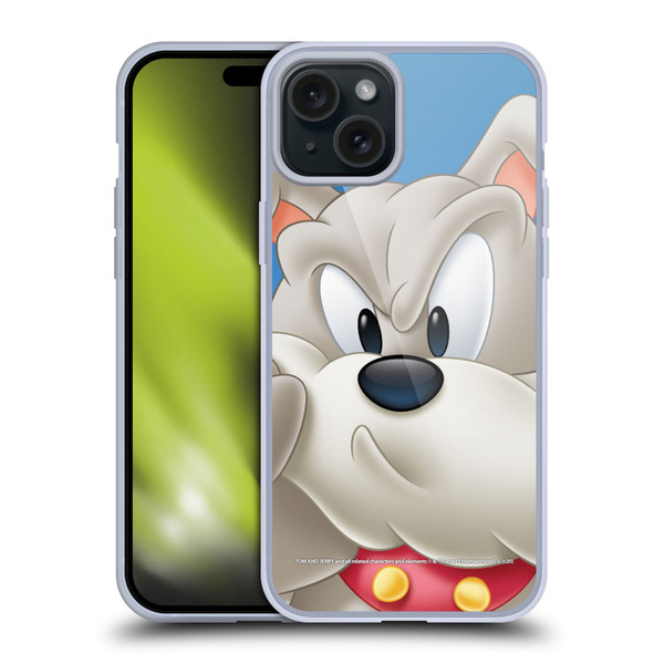 Tom and Jerry Full Face Spike Soft Gel Case for Apple iPhone 15 Plus