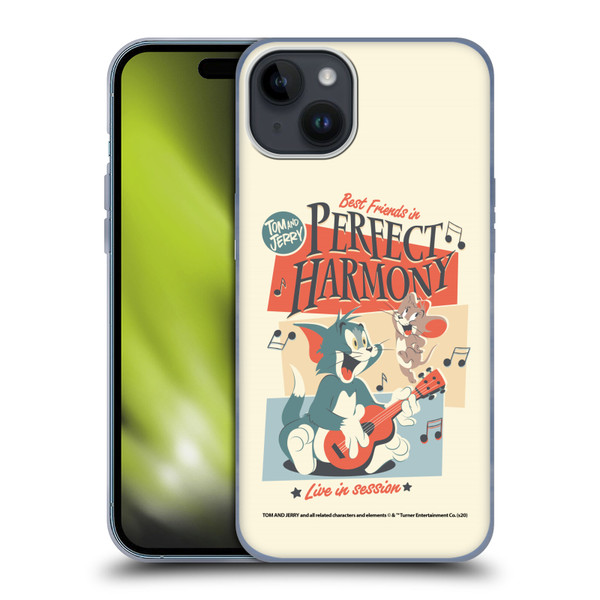 Tom and Jerry Retro Perfect Harmony Soft Gel Case for Apple iPhone 15 Plus