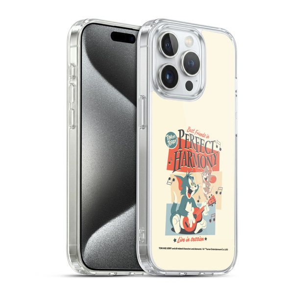Tom and Jerry Retro Perfect Harmony Soft Gel Case for Apple iPhone 15 Pro & MagSafe