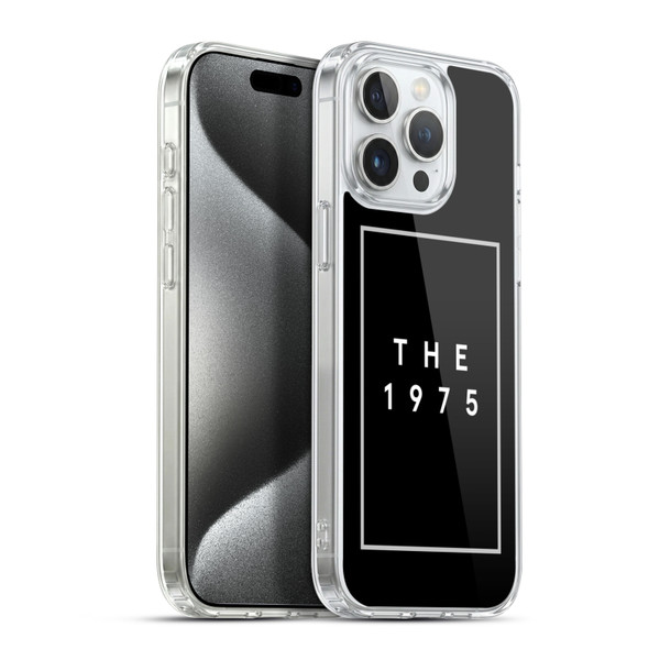 The 1975 Key Art Logo Black Soft Gel Case for Apple iPhone 15 Pro Max & MagSafe