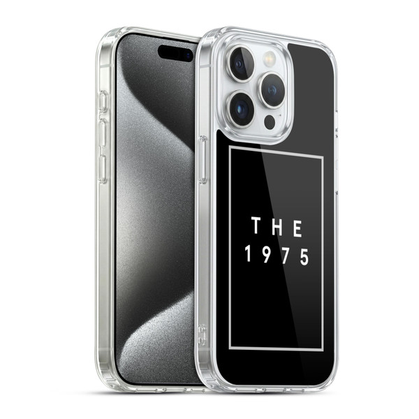 The 1975 Key Art Logo Black Soft Gel Case for Apple iPhone 15 Pro & MagSafe