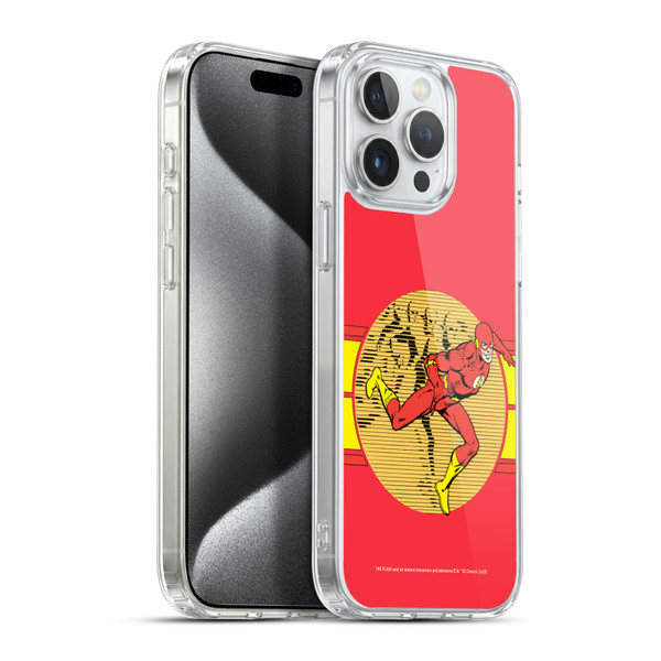 The Flash DC Comics Vintage Fast Soft Gel Case for Apple iPhone 15 Pro Max & MagSafe