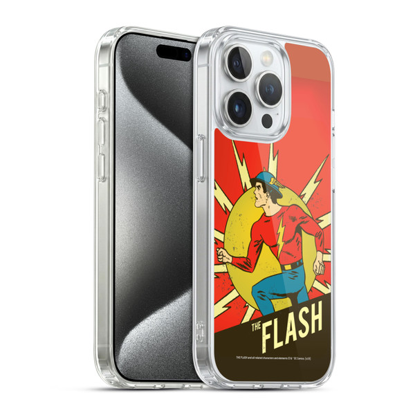 The Flash DC Comics Vintage Jay Garrick 2 Soft Gel Case for Apple iPhone 15 Pro & MagSafe