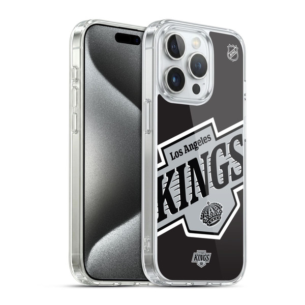 NHL Los Angeles Kings Oversized Soft Gel Case for Apple iPhone 15 Pro