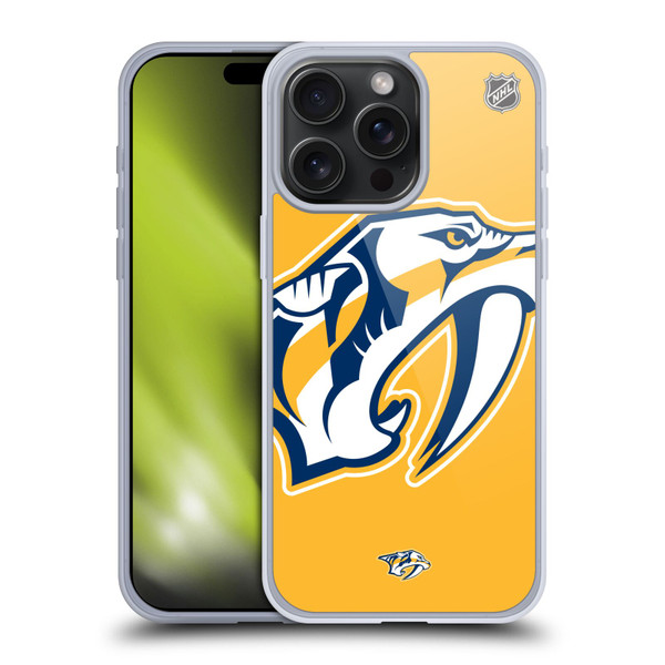 NHL Nashville Predators Oversized Soft Gel Case for Apple iPhone 15 Pro Max