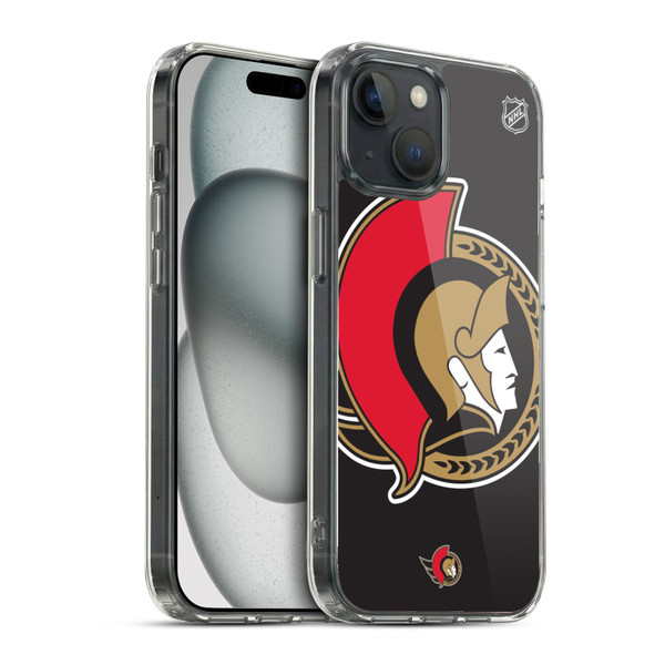 NHL Ottawa Senators Oversized Soft Gel Case for Apple iPhone 15 & MagSafe
