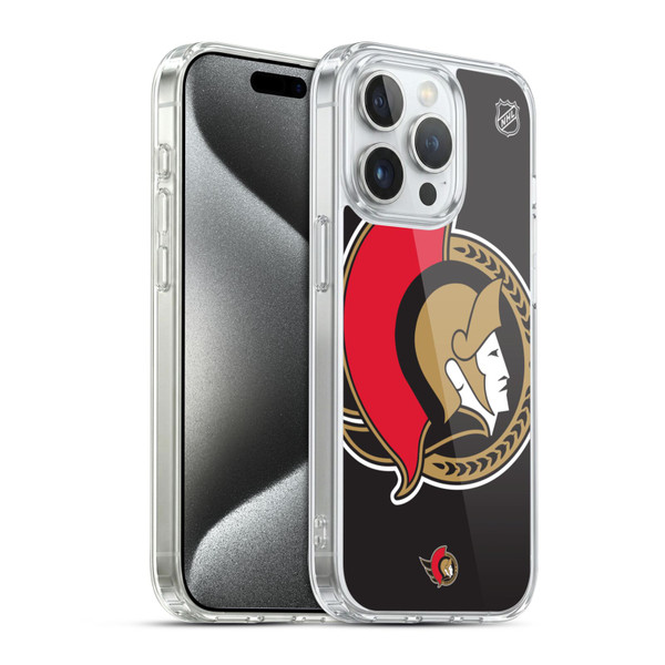 NHL Ottawa Senators Oversized Soft Gel Case for Apple iPhone 15 Pro & MagSafe