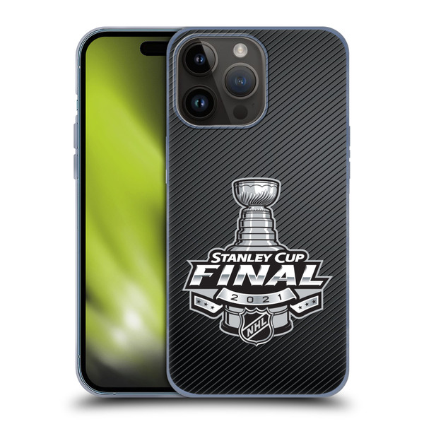NHL 2021 Stanley Cup Final Stripes Soft Gel Case for Apple iPhone 15 Pro Max