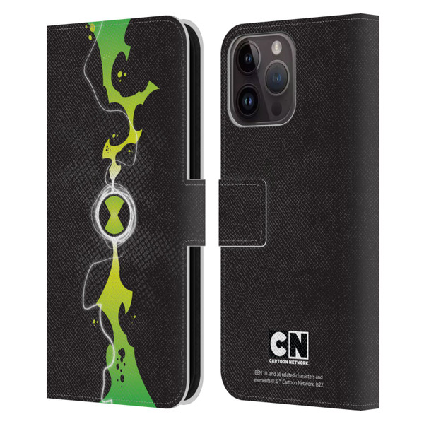 Ben 10: Omniverse Graphics Omnitrix Leather Book Wallet Case Cover For Apple iPhone 15 Pro Max