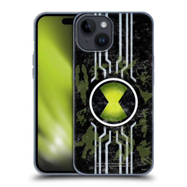 Ben 10: Alien Force Graphics Omnitrix Soft Gel Case for Apple iPhone 15