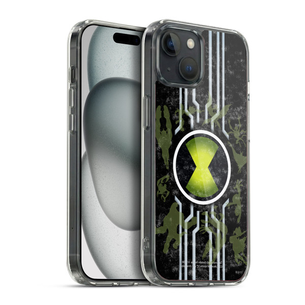 Ben 10: Alien Force Graphics Omnitrix Soft Gel Case for Apple iPhone 15 Plus & MagSafe
