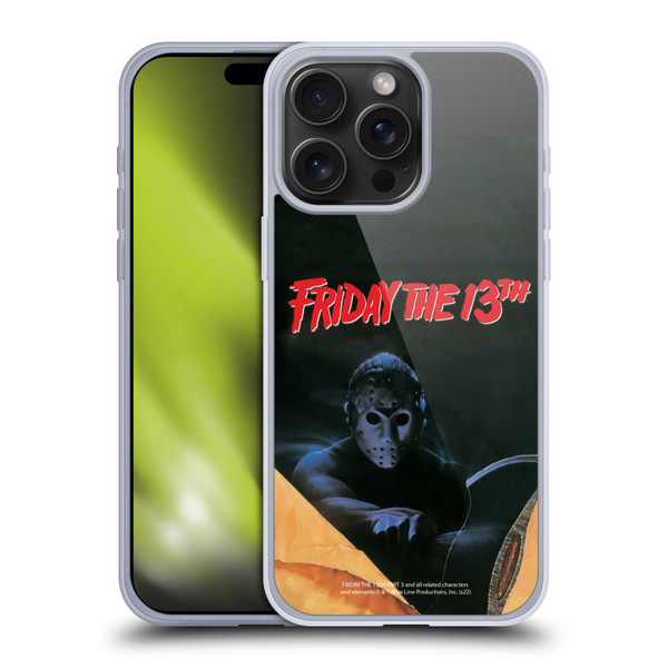 Friday the 13th Part III Key Art Poster 2 Soft Gel Case for Apple iPhone 15 Pro Max