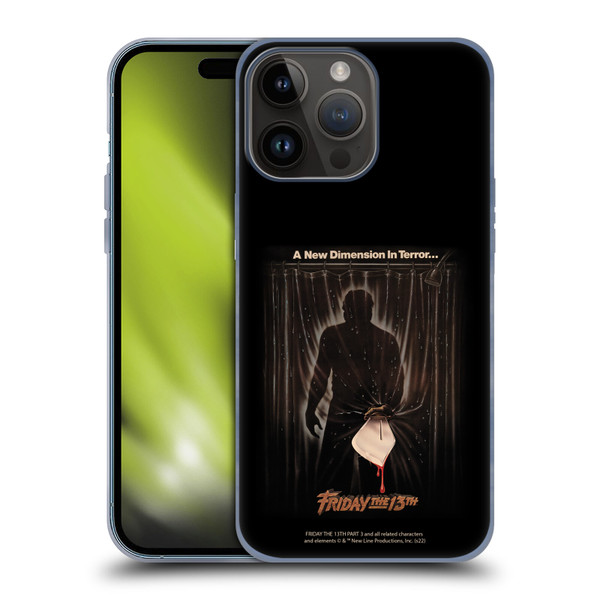 Friday the 13th Part III Key Art Poster 3 Soft Gel Case for Apple iPhone 15 Pro Max
