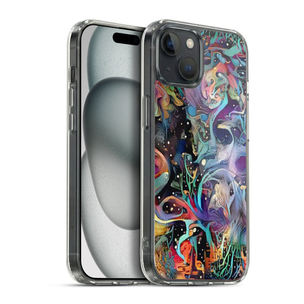 Cosmo18 Jupiter Fantasy Decorative Soft Gel Case for Apple iPhone 15 Plus & MagSafe