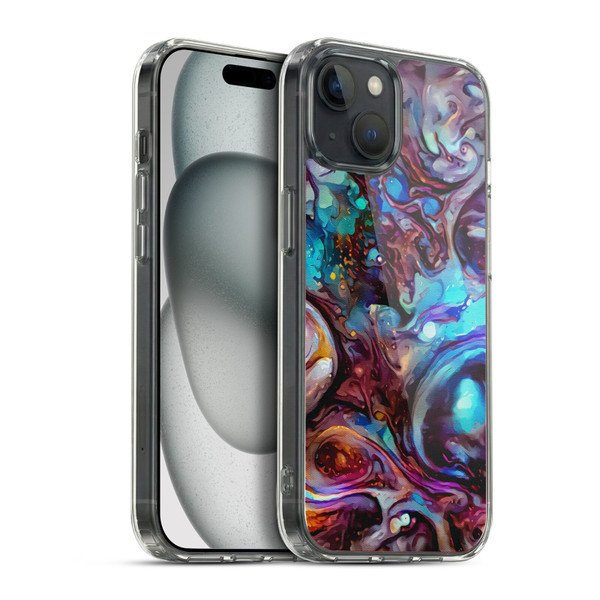 Cosmo18 Jupiter Fantasy Indigo Soft Gel Case for Apple iPhone 15 Plus & MagSafe