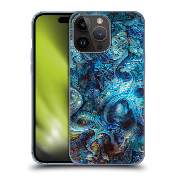 Cosmo18 Jupiter Fantasy Blue Soft Gel Case for Apple iPhone 15 Pro Max