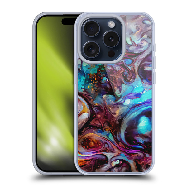 Cosmo18 Jupiter Fantasy Indigo Soft Gel Case for Apple iPhone 15 Pro