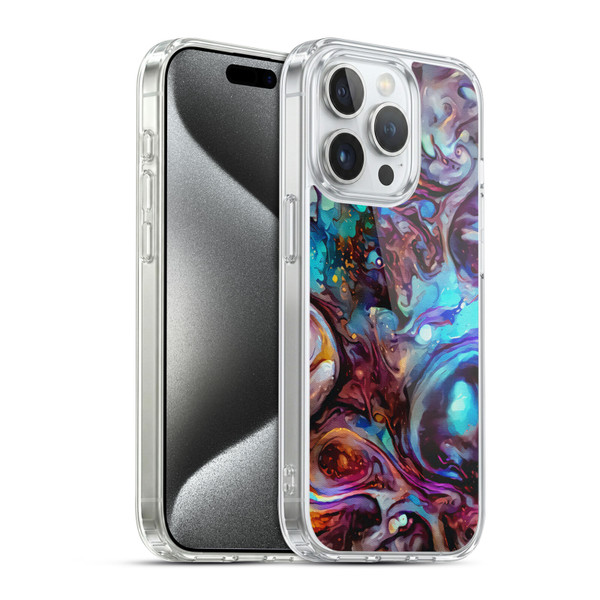 Cosmo18 Jupiter Fantasy Indigo Soft Gel Case for Apple iPhone 15 Pro & MagSafe