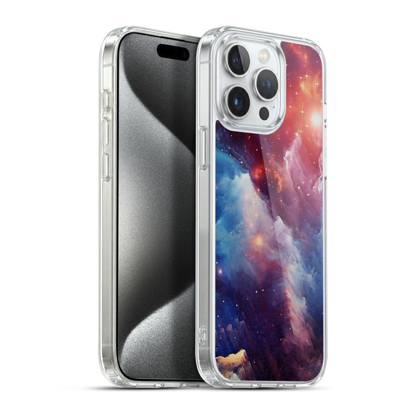 Cosmo18 Space Mysterious Space Soft Gel Case for Apple iPhone 15 Pro Max & MagSafe