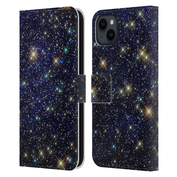 Cosmo18 Space 2 Standout Leather Book Wallet Case Cover For Apple iPhone 15 Plus
