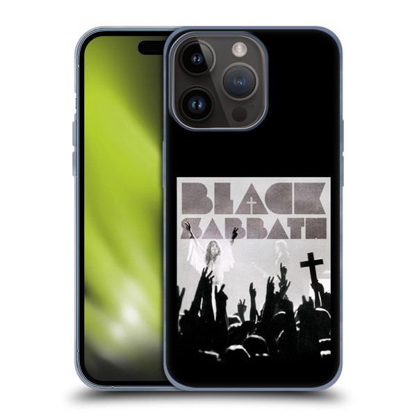 Black Sabbath Key Art Victory Soft Gel Case for Apple iPhone 15 Pro