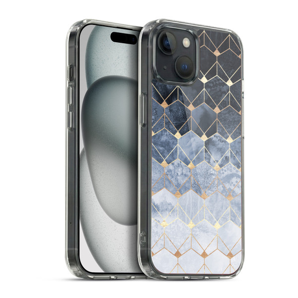 Elisabeth Fredriksson Sparkles Hexagons And Diamonds Soft Gel Case for Apple iPhone 15 Plus & MagSafe