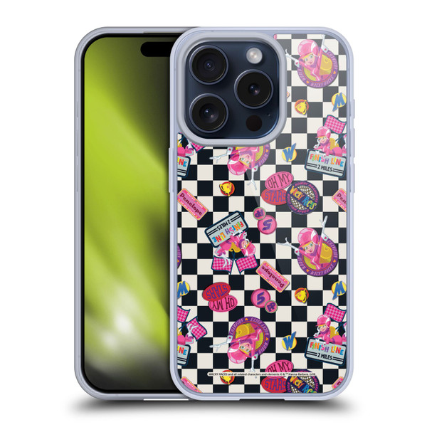 Wacky Races 2016 Graphics Pattern 2 Soft Gel Case for Apple iPhone 15 Pro