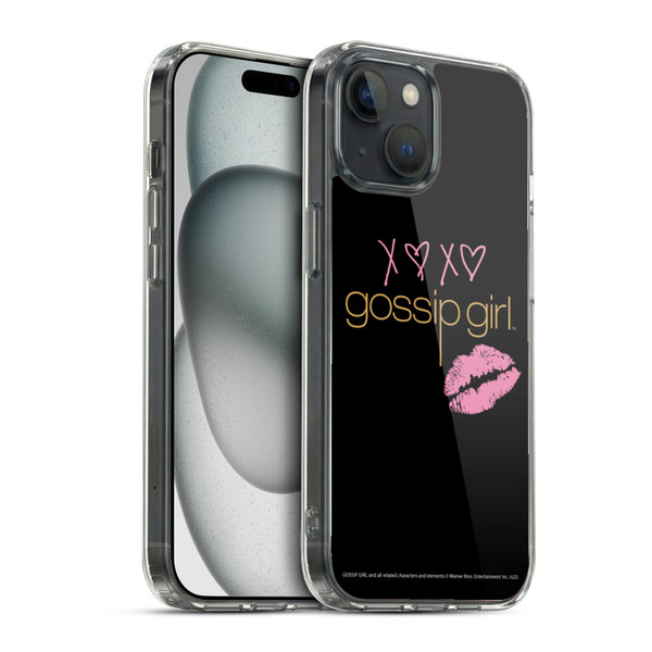 Gossip Girl Graphics XOXO Soft Gel Case for Apple iPhone 15 & MagSafe