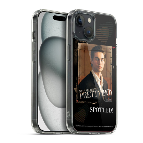 Gossip Girl Graphics Nate Soft Gel Case for Apple iPhone 15 Plus & MagSafe