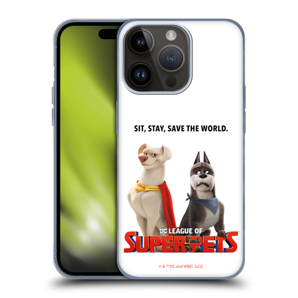 DC League Of Super Pets Graphics Characters 1 Soft Gel Case for Apple iPhone 15 Pro